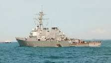 Minininkas &bdquo;USS John S.McCain&ldquo; po susidūrimo