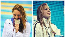 Camille Muffat ir Rūta Meilutytė