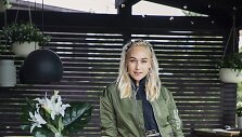 Indrė Stonkuvienė atnaujintoje terasoje