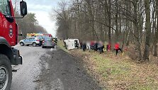 Lenkijoje avariją patyręs autobusas i&scaron; Lietuvos