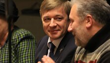 Ramūnas Karbauskis &bdquo;Naisių vasaros&ldquo; spaudos konferencijos metu