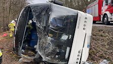 Lenkijoje avariją patyręs autobusas i&scaron; Lietuvos