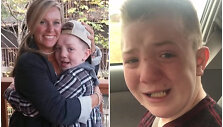 Keatonas&nbsp;Jonesas su mama Kimberly