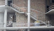 &Scaron;alia Žalgirio stadiono statomi &bdquo;Maskvos namai&ldquo;