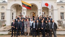 Japonų verslo delgacija dvare