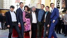Andy Serkisas, Richardas Armitage'as, Evangeline Lilly, Peteris Jacksonas, Orlando Bloomas, Elijah Woodas ir Lee Pace'as