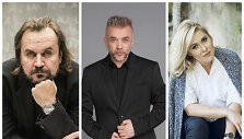 Oskaras Kor&scaron;unovas, Andrius Mamontovas, Dovilė Filmanvičiūtė