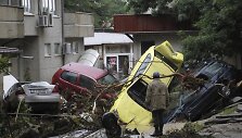 Liūčių sukelti potvyniai Varnoje