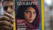 Sharbat Gulos ant &bdquo;National Geographic&ldquo; vir&scaron;elio