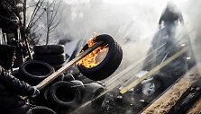 Barikados Kijevo Nepriklausomybės aik&scaron;tėje