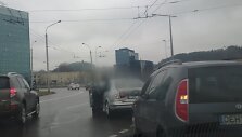 Konstitucijos prospekto pabaigoje susidūrė SAAB ir &bdquo;&Scaron;koda&ldquo; automobiliai
