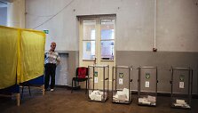 Rinkimų apylinkė Dobropilyje