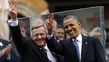 Bronislawas Komorowskis ir Barackas Obama