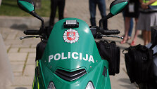 Kaune patruliuos motoroleriai