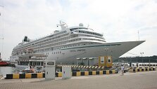 Klaipėdoje pirmą kartą vie&scaron;i kruizinis laivas &bdquo;Crystal Symphony&ldquo;. 