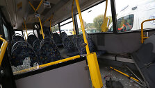Vilniuje greitasis autobusas susidūrė su sunkvežimiu.