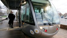 Tramvajaus pristatymas &scaron;alia Vilniaus m. savivaldybės 2007 m.