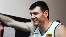 Lietuvos krep&scaron;inio rinktinės treniruotė &bdquo;Ježice&ldquo; arenoje - Darju&scaron;as Lavrinovičius