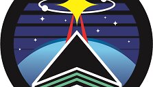Spektaklio &bdquo;Kosmosas+&ldquo; logotipas