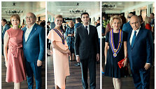 Visvaldas Matijo&scaron;aitis ir Loreta Stonkienė, Rasa &Scaron;naiderienė ir Prancūzijos ambasadorius Lietuvoje Philippe Jeantaud, Julius ir Nadežda Novickai 