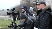 Komedijos "Obelis nuo obels" filmavimas 