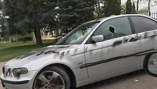 Panevėžyje suniokotas BMW