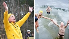 Vytautas Mockevičius ir ledinės maudynės Alytuje
