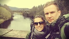 Dėl dovanos savo &scaron;aliai Simona Vidūnaitė ir Romas Usavičius ketina nueiti 2 tūkst. kilometrų pėsčiomis 