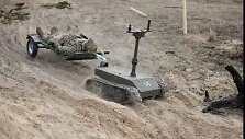 Karui Ukrainoje skirti robotai