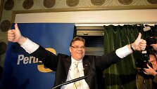 Tikrųjų suomių partijos lyderis Timo Soini