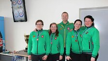 I&scaron; Rygoje vykusio Lietuvos moterų kerlingo čempionato Kauno moterų komanda parsivežė bronzos medalius.