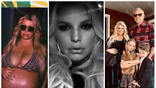 Jessica Simpson su vyru Ericu Johnsonu ir vaikais Maswell ir Ace'u