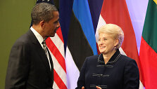 Barackas Obama ir Dalia Grybauskaitė