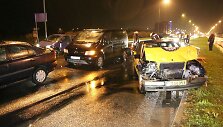 Girtas taksistas Klaipėdoje sukėlė avariją