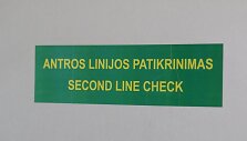 Antros linijos patikrinimas oro uoste