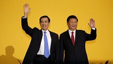 Xi Jinpingas&nbsp;ir Ma Ying-jeou