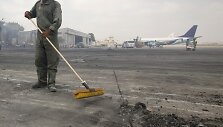 Gaisro nusiaubtas Karačio oro uostas
