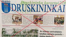 Laikra&scaron;tis &bdquo;Mano Druskininkai&ldquo; yra leidžiamas neteisėtai