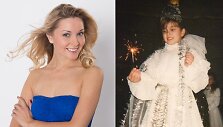 Justė Zinkevičiūtė paauglystėje ir dabar