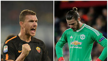 Edinas Džeko ir Davidas de Gea