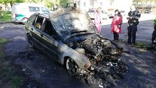 Įvykio vietoje: kas liko i&scaron; BMW