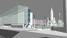 &Scaron;iaulių Centrinės aik&scaron;tės vizualizacija