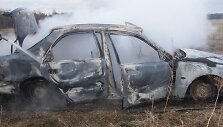 Sudegęs automobilis
