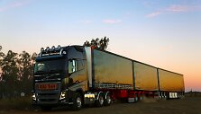 &bdquo;Volvo FH16&ldquo; bandomasis važiavimas Australijoje
