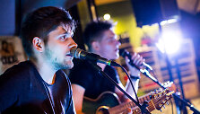 Justinas Stanislovaitis ir Tomas Legenzovas. Koncerto La Vie Boheme@ Soul Pepper akimirka