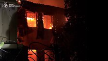 Rusija &scaron;imtais dronų ir valdomomis bombomis atakavo Ukrainą
