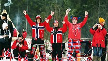 Žiemos ralio aistruoliai Norvegijoje