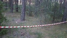 Palaikų radimo vieta Varėnos pakra&scaron;tyje