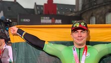 Jonavos meras Mindaugas Sinkevičius Kopenhagoje įveikė &bdquo;IronMan&ldquo; varžybas.