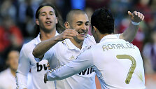 Cristiano Ronaldo, Karimas Benzema ir Sergio Ramosas